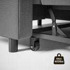 3-in-1 verstellbares Schlafsofa, Ausziehsessel-Sofa, wandelbares Klappbett für das Wohnzimmer