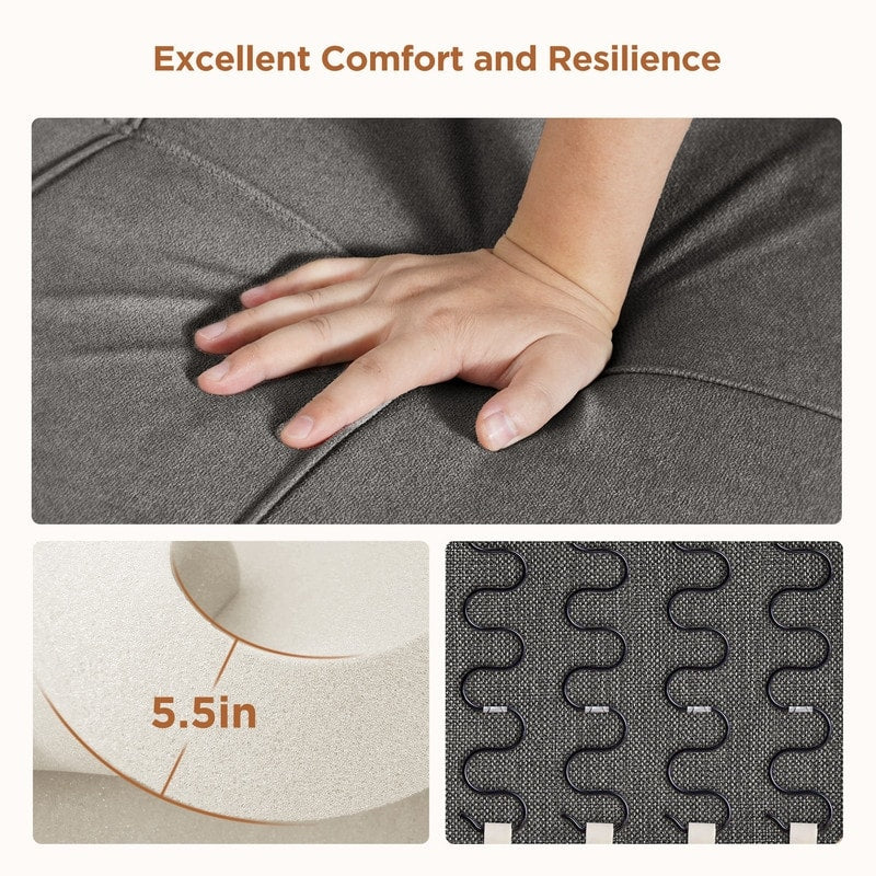 3-in-1 verstellbares Schlafsofa, Ausziehsessel-Sofa, wandelbares Klappbett für das Wohnzimmer