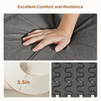 3-in-1 verstellbares Schlafsofa, Ausziehsessel-Sofa, wandelbares Klappbett für das Wohnzimmer