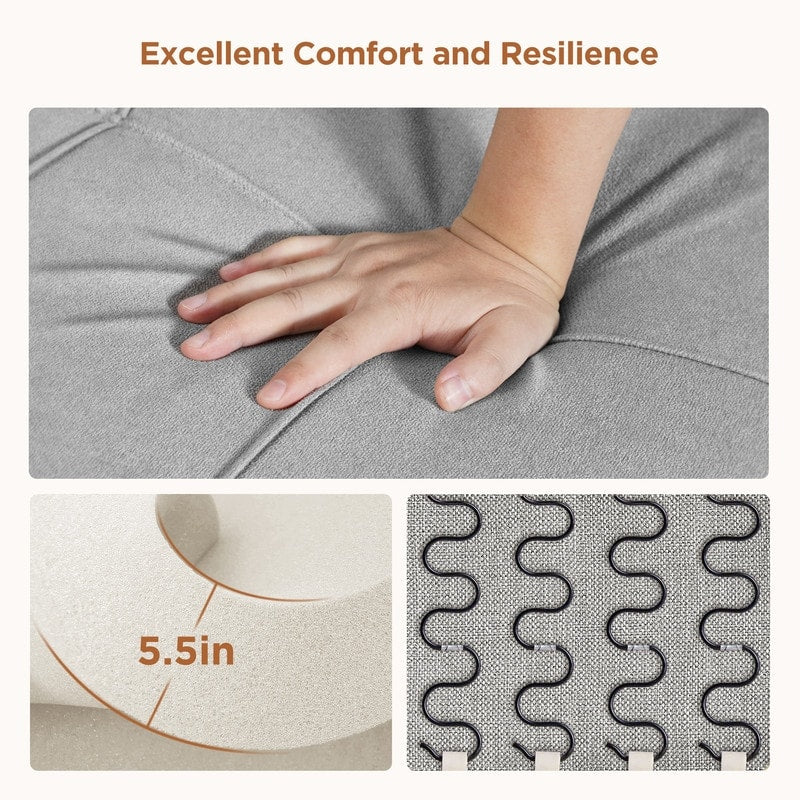 3-in-1 verstellbares Schlafsofa, Ausziehsessel-Sofa, wandelbares Klappbett für das Wohnzimmer