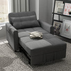 3-in-1 verstellbares Schlafsofa, Ausziehsessel-Sofa, wandelbares Klappbett für das Wohnzimmer