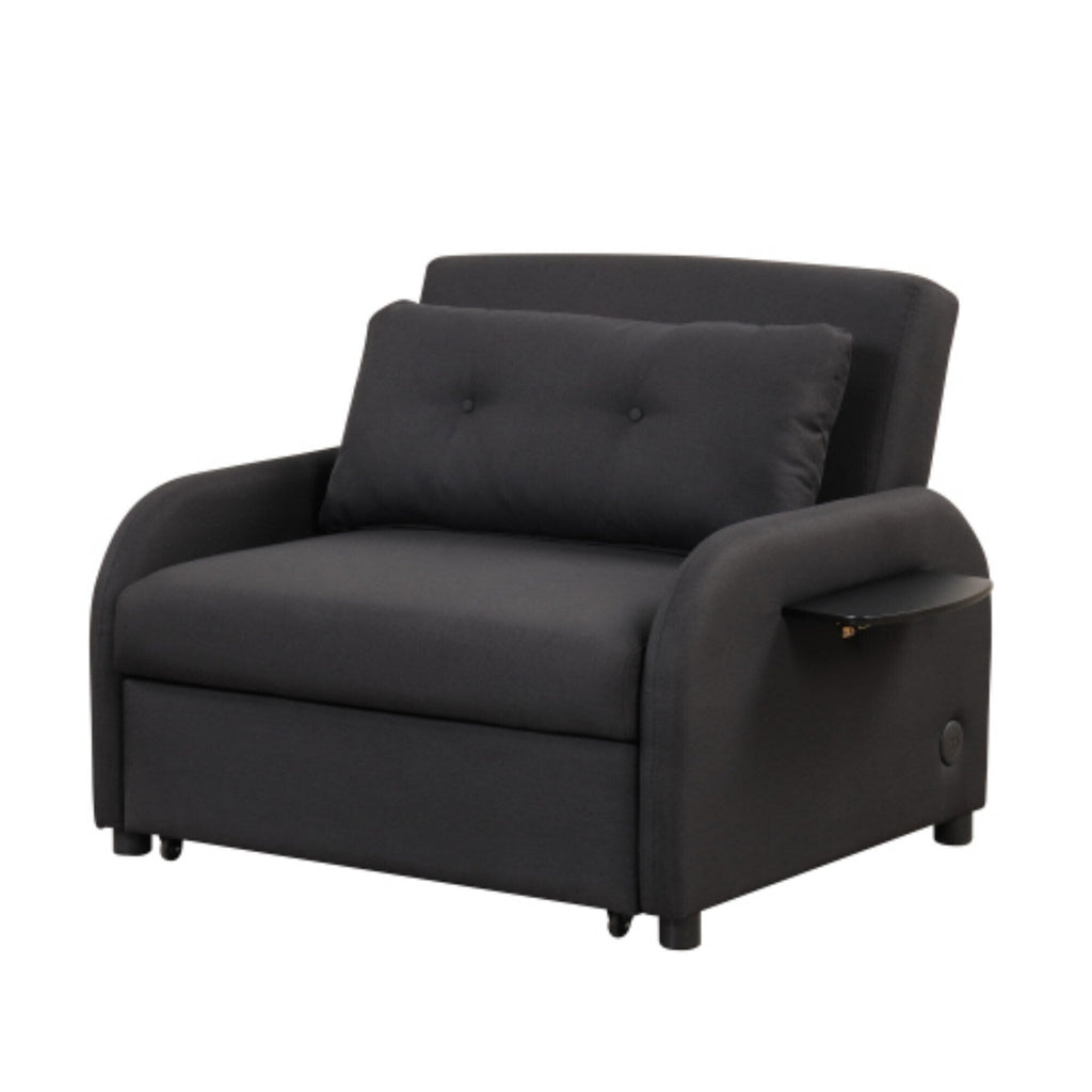 3-in-1-Schlafsofa mit ausziehbarem Tisch und USB-Anschlüssen von Harper&amp;Bright Designs