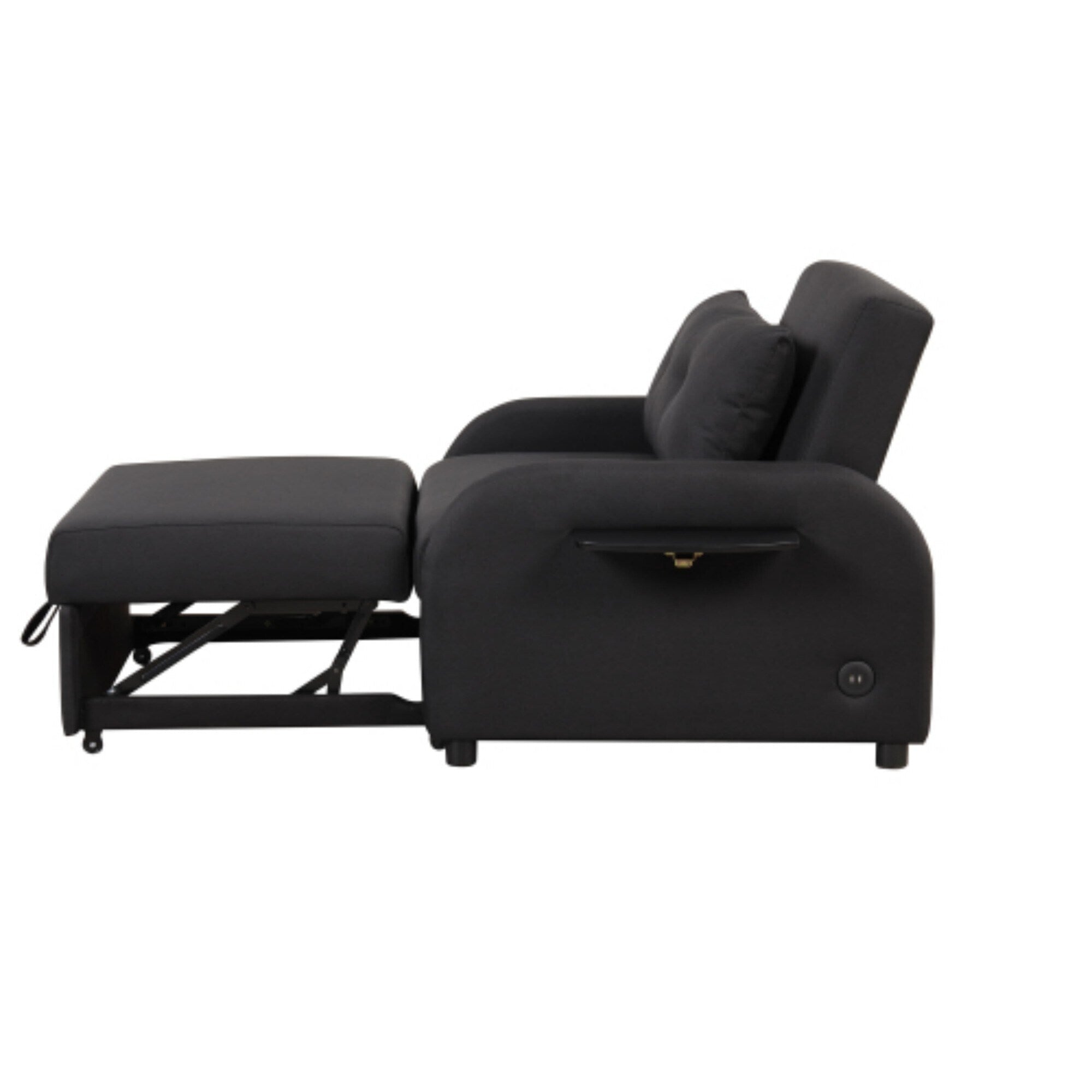 3-in-1-Schlafsofa mit ausziehbarem Tisch und USB-Anschlüssen von Harper&amp;Bright Designs