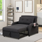 3-in-1-Schlafsofa mit ausziehbarem Tisch und USB-Anschlüssen von Harper&amp;Bright Designs
