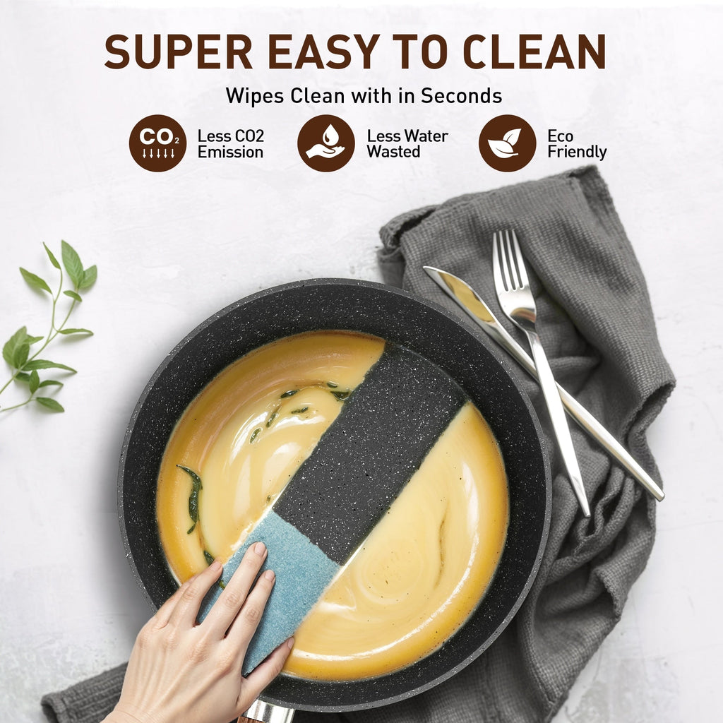 30-teiliges Küchen-Granit-Kochgeschirr- und Backgeschirr-Set, Kochpfannen-Set, Antihaft-Töpfe und -Pfannen-Set