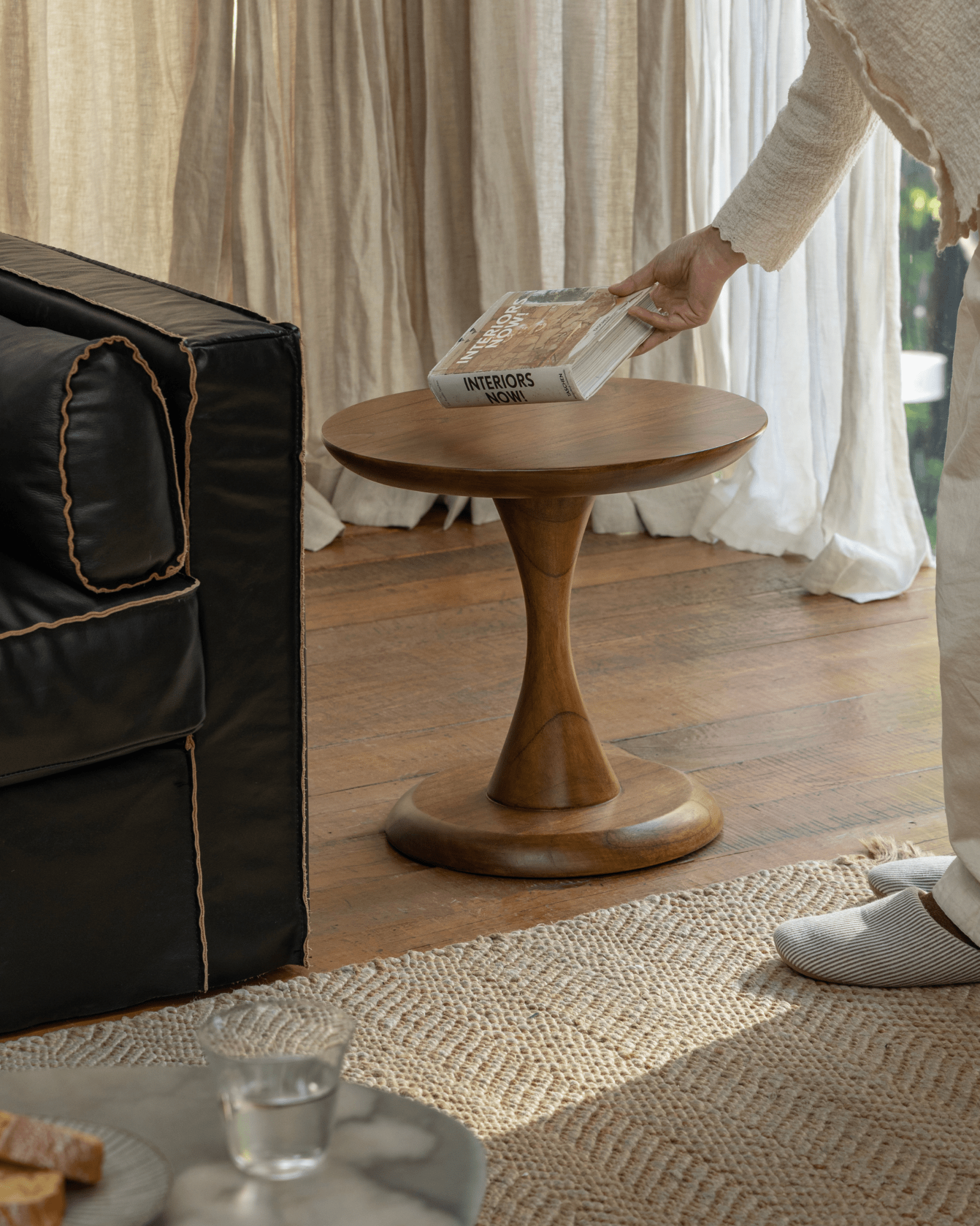 Beistelltisch mit Spindel