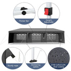 30x10FT Pop-up Oxford-Gewebe mit 8 Sandsäcken und 8 Seitenwänden mit Schleppersack-Überdachung - 30x10x8,8FT(BDH)