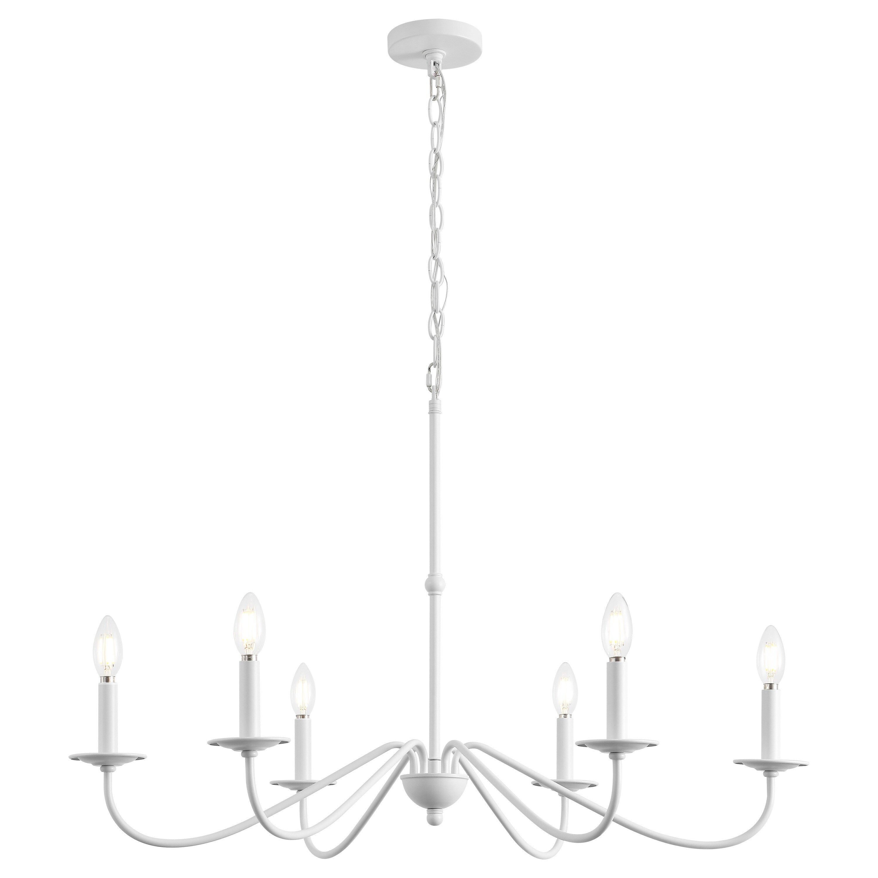 34,75 € 6-flammiger LED-Kronleuchter aus Eisen, von JONATHAN Y