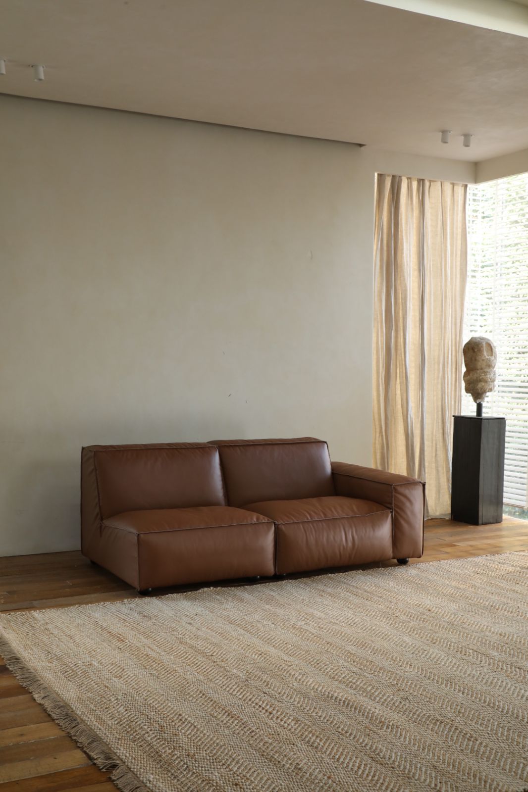 Botan Leather Sectional Sofa