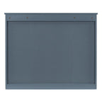 Moderner 36-Zoll-Waschtisch mit Aufsatzwaschbecken und Spiegelschrank, 2 Türen und 2 Schubladen