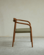 Halbmond-Ledersessel