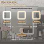 39,4 Zoll breites Schminktisch-Set mit Hocker und Spiegel