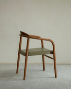 Halbmond-Ledersessel