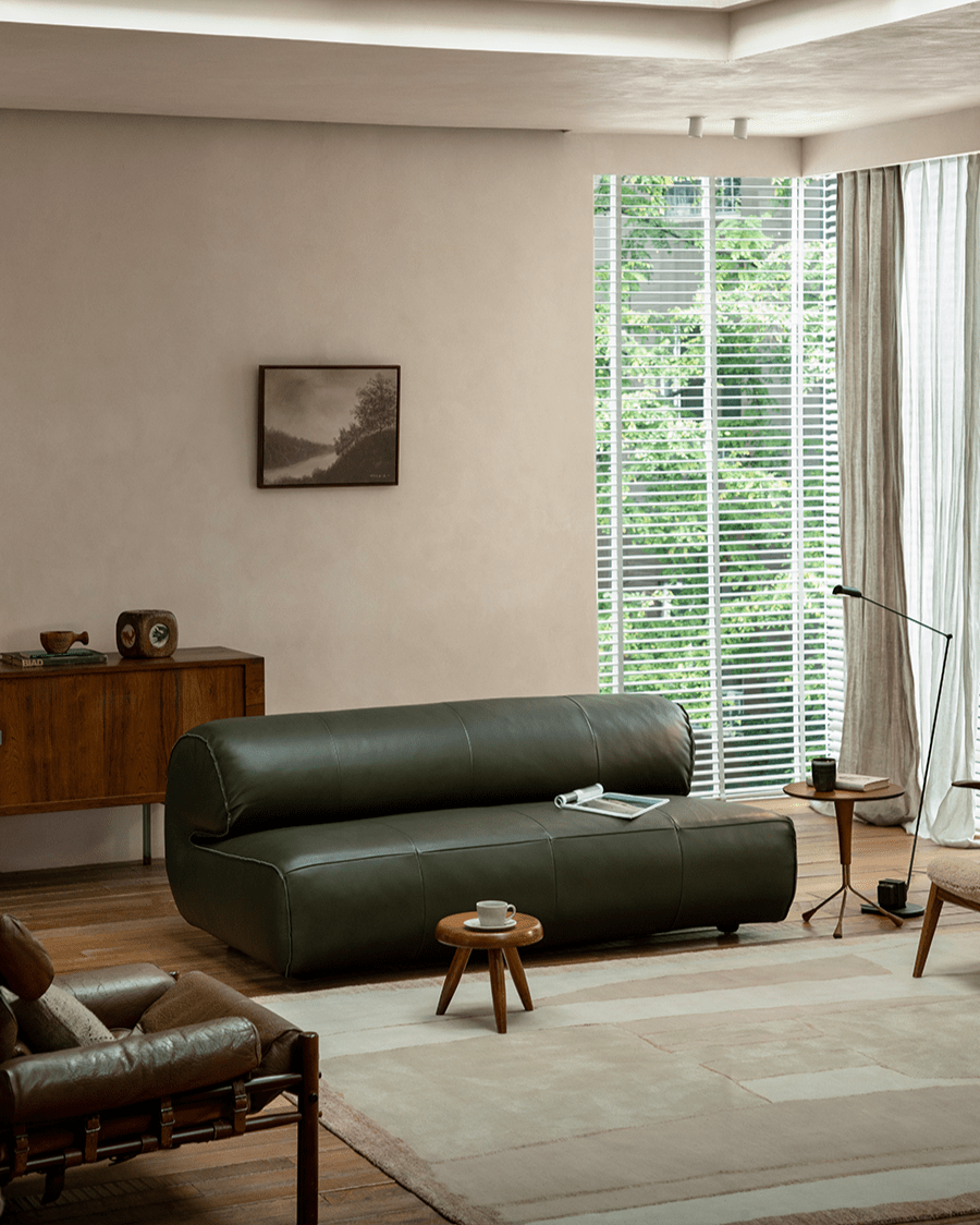 Wave Nappa Ledersofa