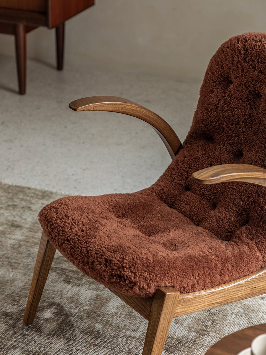 Arc Shearling Lounge Chair