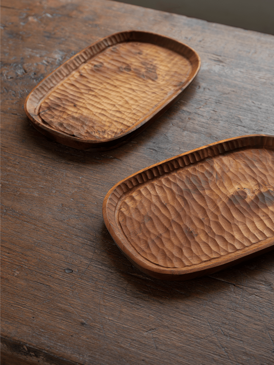 Abbey Teak Serving Tray 2PC