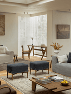 Krabben-Slipcover-Hocker