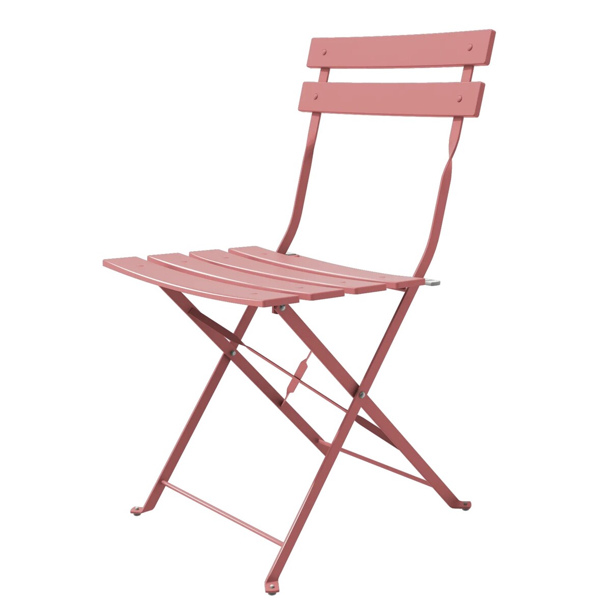 3-teiliges, klappbares Bistro-Set aus Metall, wetterbeständiges Sitzset für drinnen und draußen, für Terrasse, Garten