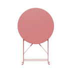 3-teiliges, klappbares Bistro-Set aus Metall, wetterbeständiges Sitzset für drinnen und draußen, für Terrasse, Garten