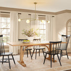 Moderne, vierflammige, goldene Sputnik-Pendelleuchte im schlichten, linearen Design – ideal für Kücheninsel oder Esszimmer – 130 cm B x 28 cm T x 15 cm H