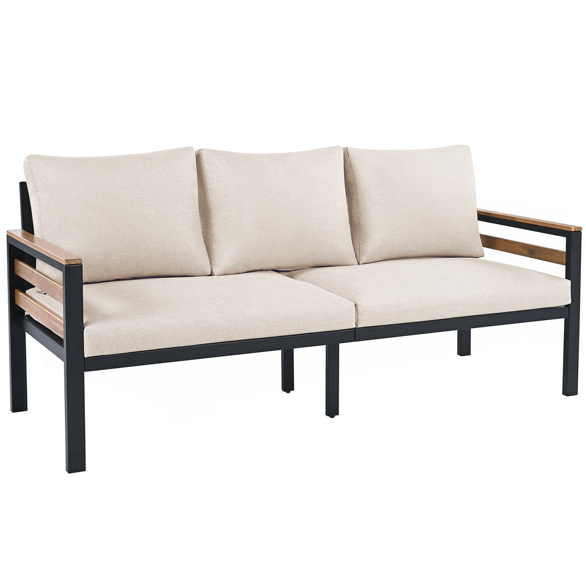 4-teiliges Gartenmöbel-Sofaset