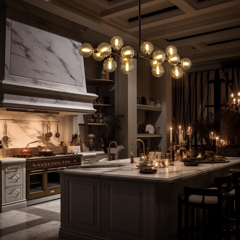 40 Zoll (ca. 102 cm) langer, linearer Kronleuchter im Mid-Century-Modern-Stil mit 16 Leuchten, goldfarbenem Messing, Sputnik-Pendelleuchte mit mattiertem Glaskugel für das Esszimmer