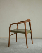 Halbmond-Ledersessel