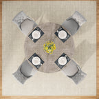 Runder Esstisch (47 cm) für 4 Personen, Landhausküchentisch, kleiner Esstisch aus Holz für Esszimmer und Wohnzimmer