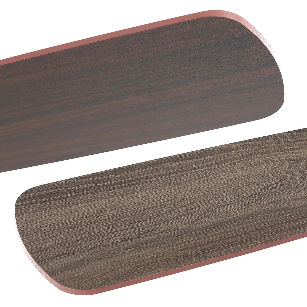 48- und 52-Zoll-LED-Deckenventilator mit integrierter Beleuchtung und Fernbedienung, reversibler Gleichstrommotor