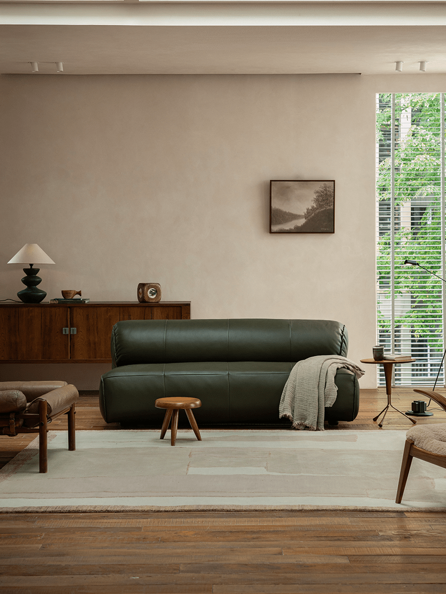 Wave Nappa Ledersofa