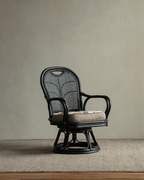 Ray Mini-Drehstuhl aus Rattan