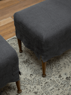 Krabben-Slipcover-Hocker