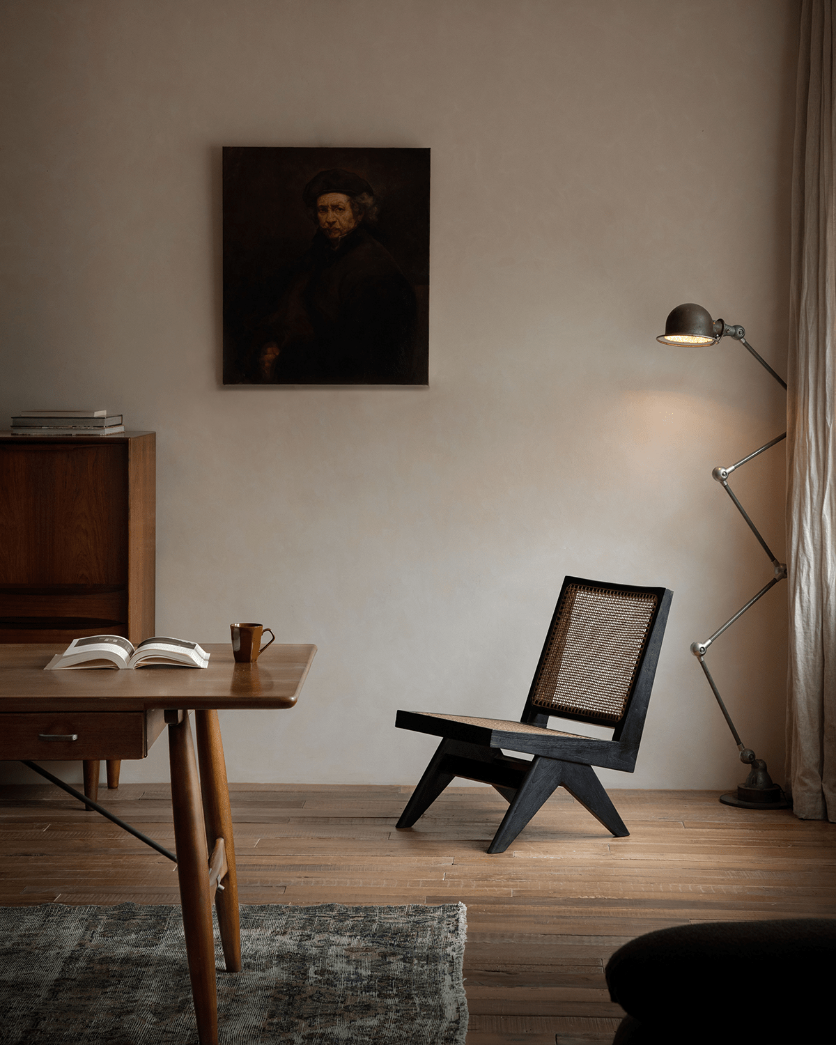 Chandigarh Armless Easy Chair