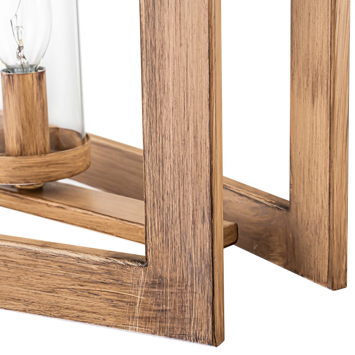 5-flammige, lineare Kücheninsel-Pendelleuchte im Mid-Century-Modern-Industriestil mit rechteckigem Glasrand im Vintage-Stil