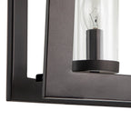 Moderner, 5-flammiger, linearer Industrie-Kronleuchter für Esszimmer, Landhausstil, Zylinderförmiger Kronleuchter aus Klarglas, Kücheninselbeleuchtung