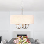 Moderne, 5-flammige Deckenleuchte zur halben Deckenmontage für Esszimmer, Schlafzimmer und Wohnzimmer - Nicht verfügbar