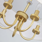 Moderne, 5-flammige Deckenleuchte zur halben Deckenmontage für Esszimmer, Schlafzimmer und Wohnzimmer - Nicht verfügbar