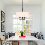 Moderne, 5-flammige Deckenleuchte zur halben Deckenmontage für Esszimmer, Schlafzimmer und Wohnzimmer - Nicht verfügbar