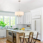 Moderne, 5-flammige Deckenleuchte zur halben Deckenmontage für Esszimmer, Schlafzimmer und Wohnzimmer - Nicht verfügbar