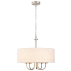 Moderne, 5-flammige Deckenleuchte zur halben Deckenmontage für Esszimmer, Schlafzimmer und Wohnzimmer - Nicht verfügbar