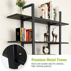 5-stöckiges Bücherregal im Vintage-Industriestil