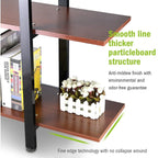 5-stöckiges Bücherregal im Vintage-Industriestil