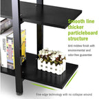 5-stöckiges Bücherregal im Vintage-Industriestil