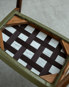 Halbmond-Ledersessel