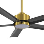 Breezary 65/52/42 5-Blatt-LED-Deckenventilator mit Beleuchtung und Fernbedienung