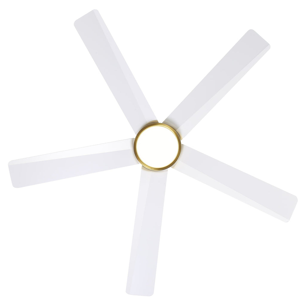 Breezary 65/52/42 5-Blatt-LED-Deckenventilator mit Beleuchtung und Fernbedienung