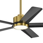 Breezary 65/52/42 5-Blatt-LED-Deckenventilator mit Beleuchtung und Fernbedienung