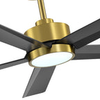 Breezary 65/52/42 5-Blatt-LED-Deckenventilator mit Beleuchtung und Fernbedienung