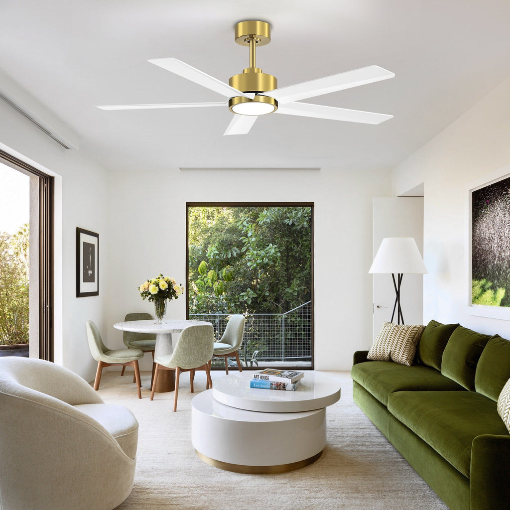 Breezary 65/52/42 5-Blatt-LED-Deckenventilator mit Beleuchtung und Fernbedienung