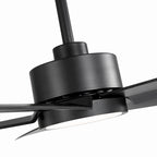 Breezary 65/52/42 5-Blatt-LED-Deckenventilator mit Beleuchtung und Fernbedienung